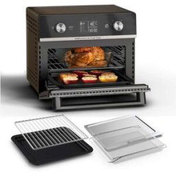 Moulinex Freidora de aire y horno AL606 Easy Fry Air Fryer Oven con capacidad 20 L. Negro