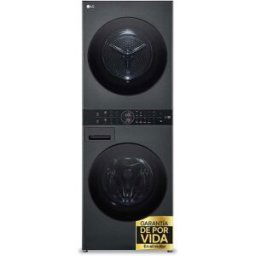 LG Torre de lavado y secado 12 kg (lavadora) / 10 kg (secadora) / 1400 rpm - WT1210BBF. Grafito