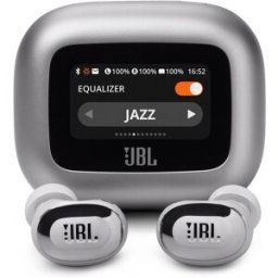 JBL Auriculares True Wireless Live Buds 3 con cancelación de ruido y audio de alta resolución.. Plata