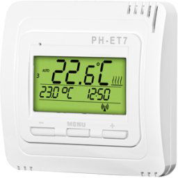ELEKTROBOCK EB PH-ET7-V - Termostato de calefacción eléctrica, montaje en pared