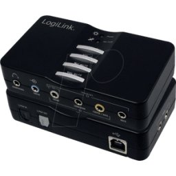 LOGILINK UA0099 - Tarjeta de sonido, externa, Sound Box 7.1, USB 2.0