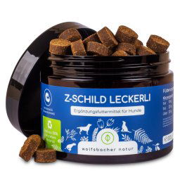 Wolfsbacher Natur Z-Schild snacks para perros - 300 g