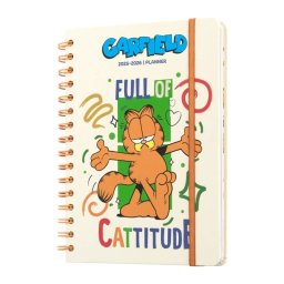 Agenda Escolar 2025/2026 Semana Vista A5 12 Meses Garfield