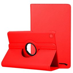 Cool Funda Giratoria Polipiel Liso Rojo para Samsung Galaxy Tab A7 Lite 8.7
