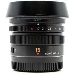 Panasonic Leica DG Summilux 15mm f/1.7 ASPH. (Condition: Like New)