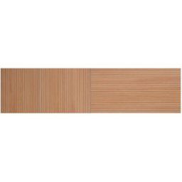 Herdasa Cabecero para cama de 150cm efecto vallado roble 67x240x3 cm