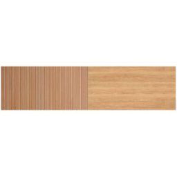 Herdasa Cabecero para cama de 150cm roble dorado-efecto vallado 67x240x3 cm