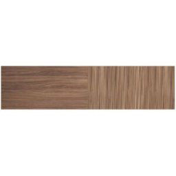 Herdasa Cabecero para cama de 150cm nogal-efecto vallado nogal 67x240x3 cm