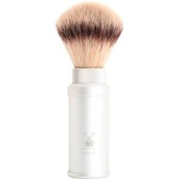 MÜHLE TRAVEL Brocha de afeitar de viaje Silvertip Fibre®. Plata