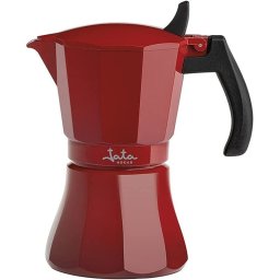 Jata HCAF2009 Cafetera Italiana Inducción 9 Tazas Roja