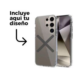 Cool Funda Magnética Transparente para Samsung Galaxy S24 Ultra Personalizada