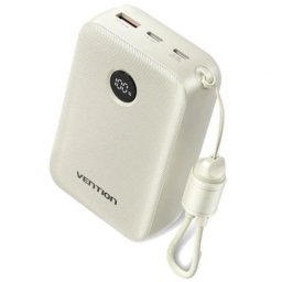 Powerbank Vention FKBN0-C 20000mAh 22.5W USB-A USB-C Beige compacto