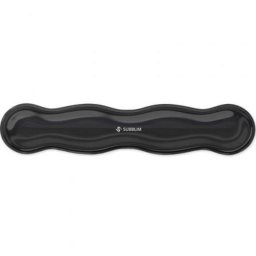 Reposamuñecas Subblim Ergo Cristal Flex cristal técnico negro 420 x 85 mm