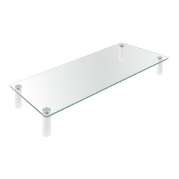Soporte para portátil TooQ TQMR061 transparente aluminio vidrio templado 20 kg