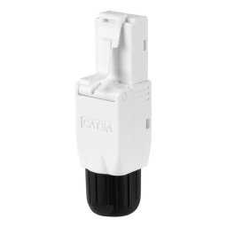 Conector RJ45 Nanocable 10.21.0601 Blanco Cat6A Auto Crimpable 10 uds