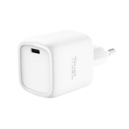 Cargador Trust Maxo GaN 30W USB-C Compacto Carga Rápida Blanco