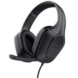 Auriculares Trust GXT 417 Zirox Gaming con cable Jack 3.5 Micrófono Negros
