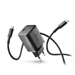 Cargador GaN NGS Bud 65W-C USB-C PPS PD 1.5m Cable Aluminio