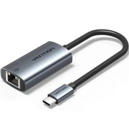 Adaptador USB-C Vention CFPHB Gigabit Ethernet 1000Mbps Gris 0,15 m