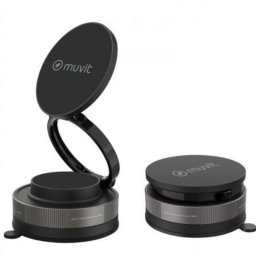 Soporte coche plegable magnético Muvit MCCHL0035 con ventosa y rotación 360°