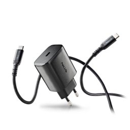 Cargador de dispositivos móviles NGS Bud 45W-C GaN USB-C PD PPS 1,5 m Negro