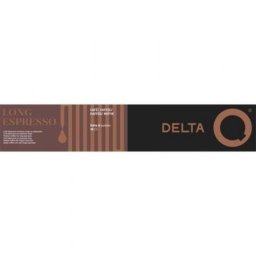 Cápsula café Delta Q Long Espresso Alta intensidad chocolate frutos secos