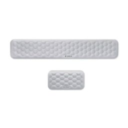 Reposamuñecas Subblim SUBMP-04E011 Pack Ergo AirPadding Silver Viscoelástica AirMesh Base Antideslizante
