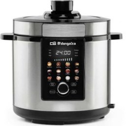 Olla programable Orbegozo HPE 6500 6L 1000W INOX 12 menús antiadherente