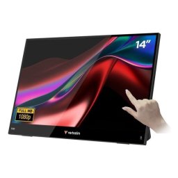 Monitor Verbatim Portable 14" FullHD 60Hz IPS Táctil FreeSync HDR Altavoces