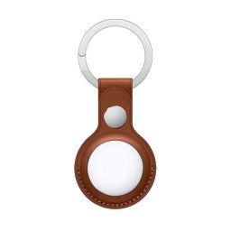 Cool Llavero Polipiel Marrón Compatible con AirTag