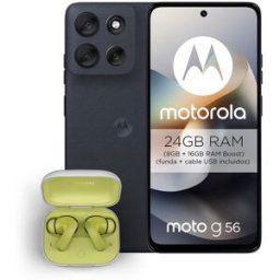 Motorola moto g56 5G 8GB + 512GB móvil libre + Buds. Black Oyster 512 GB + 8 GB RAM