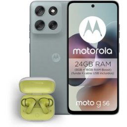 Motorola moto g56 5G 8GB + 512GB móvil libre + Buds. Gray Mist 512 GB + 8 GB RAM