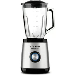 Batidora de vaso Taurus Magnum 1500 1.5L 1500W Jarra de cristal Pica Hielo Acero Inoxidable