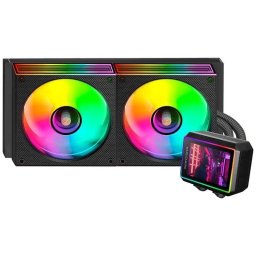 Mars Gaming Ml-visionii240 Refrigeración Líquida Aio 500w Tdp Bomba 4ª Gen 2x Ventiladores Negro