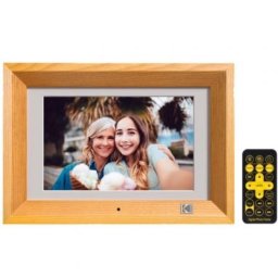 Marco Digital Kodak RDPF-1020W 10" Madera Resolución 1024x600 SD USB Marrón
