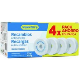 Humydry Recambios en Tableta 4 x 450 g.