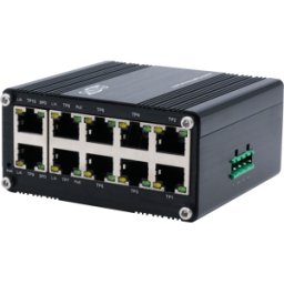 EXSYS EX62025P - Switch, 10 puertos, Gigabit Ethernet, PoE+