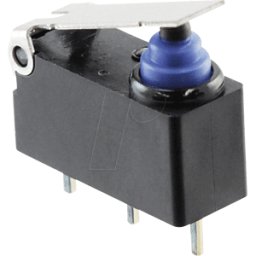 OMRON D2AW-A063D R - Microinterruptor subminiatura, 1 NA (no), palanca plana