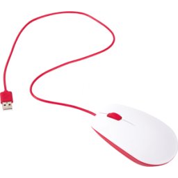 RASPBERRY PI RPI MOUSE RD - Tableros de desarrolladores - ratón, rojo/blanco