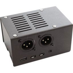 HB CASE4 XLR BK - Carcasa para Raspberry Pi 4 y HiFiBerry DAC+ Pro XLR, sw