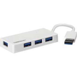 TRENDNET TRN TU3-H4E - Mini hub USB 3.0 de 4 puertos