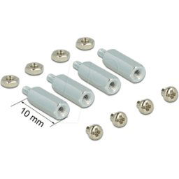 DELOCK RPI MOUNTINGKIT1 - RASPBERRY PI - Juego de pernos espaciadores, 10mm