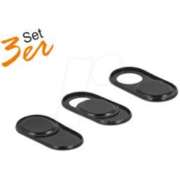 DELOCK 20652 - Funda para webcam de portátil/tableta, negra