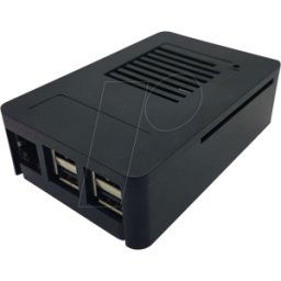 LEAPMATIC RPI MATICBOX3 B - Estuche para Raspberry Pi 3, plástico, negro