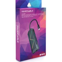 Nanocable Hub USB-C 3x USB-A / USB-C PD 3.0 (100W) / HDMI / RJ45 / TF / SD