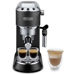 Delonghi Dedica Style EC685BK Cafetera Espresso Manual Con Función Flow Stop + Molinillo De Regalo