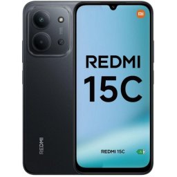 Xiaomi Redmi 15C 4GB 256GB 6.9" 120Hz Batería 6000mAh 33W Negro Medianoche Versión Importada