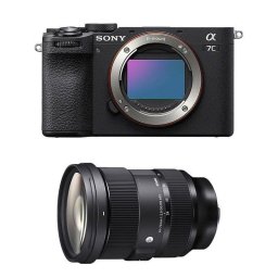 Cámara Mirrorless Sony Alpha 7C II 33 MP Sensor Full-Frame Objetivo Sigma 24-70 F2.8 AF IBIS WiFi Pantalla Táctil 4K