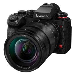 Cámara Mirrorless Panasonic Lumix S1 IIE 24,2 MP 5x Zoom Óptico Sensor CMOS BSI Kit 24-105mm f/4 OIS
