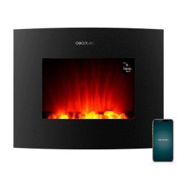 Chimenea Cecotec ReadyWarm 2650 Curved Flames Connected WiFi 2000W curvo negra